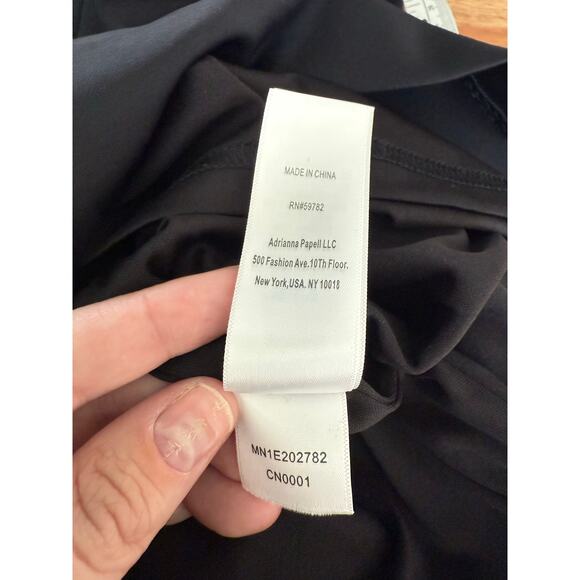 Aidan by Aidan Mattox Caged Back Black Short Dress Size 0 - Picture 7 of 7